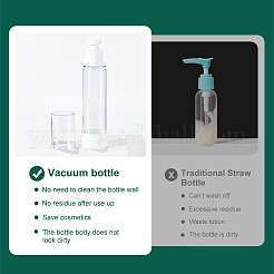 Empty Portable Plastic Airless Pump Bottles&nbsp;LS-AJEW-WH0299-91B