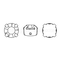 Preciosa&reg MAXIMA Crystal in Sew-On Cup&nbsp;X-PRC-SS12-00030-281-G
