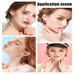 2Pairs Alloy Enamel Hoop Earrings&nbsp;EJEW-LP0001-32