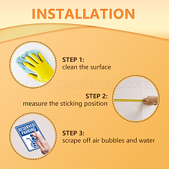 10 Sheets PVC Self-Adhesive Identification Cable Label Pasters&nbsp;STIC-WH0027-013