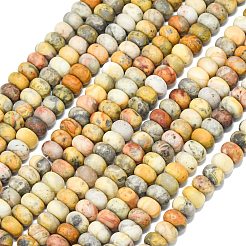 Natural Crazy Agate Beads Strands&nbsp;G-P575-A04-8x5mm-01