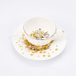 80g 4スタイル PVCプラスチック スパンコール 紙吹雪  パーティーの装飾  スター  結婚式のための  バー  クリスマス  ミックスカラー  5~10x5~10x0.1mm  20g /スタイル&nbsp;AJEW-SP0002-02