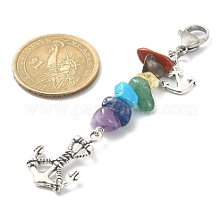 Anchor Tibetan Style Alloy Pendant Decorations&nbsp;HJEW-JM01225-01