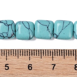 Synthetic Turquoise Beads Strands&nbsp;G-M435-A15-01