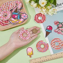 14Pcs 7 Styles Computerized Embroidery Polyester Iron on/Sew on Patches&nbsp;PATC-WR0001-26