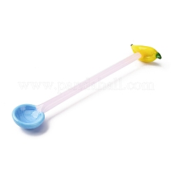 Handmade Glass Fruits Spoons&nbsp;AJEW-A067-01C
