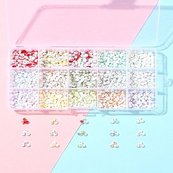 127.5G 15 Colors Baking Paint Glass Seed Beads&nbsp;SEED-FS0001-40