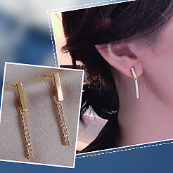 304 Stainless Steel Stud Earring Findings&nbsp;STAS-LP0001-17