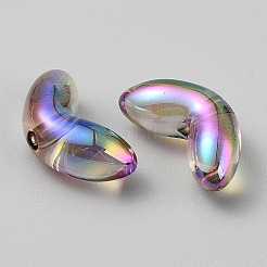 Transparent UV Plating Acrylic Beads&nbsp;TACR-TAC0001-09A-03