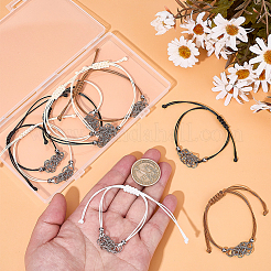 12Pcs 4 Colors 304 Stainless Steel Macrame Pouch Bracelet Making for Stone Holder&nbsp;AJEW-SC0003-01