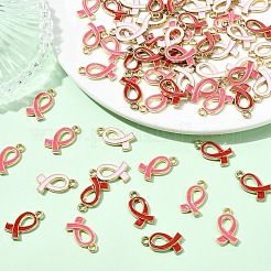 DIY Awareness Ribbon Alloy Enamel Pendant & Waxed Polyester Cord Making Kits&nbsp;DIY-YW0011-74