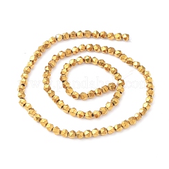 Electroplate Synthetic Non-magnetic Hematite Beads Strands&nbsp;G-F740-02B
