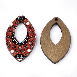 Printed Basswood Pendants&nbsp;LS-WOOD-S045-009C