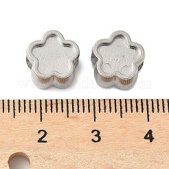 304 Stainless Steel European Beads&nbsp;STAS-D307-04B-P