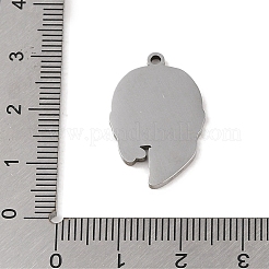 Non-Tarnish 201 Stainless Steel Pendants&nbsp;STAS-C095-17P