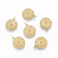 Ion Plating(IP) 304 Stainless Steel Pendant Rhinestone Settings&nbsp;STAS-N097-257LG