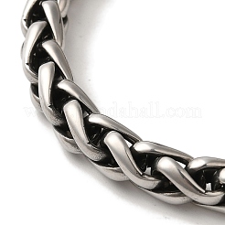 316 Surgical Stainless Steel Wheat Chain Viking Raven Skull Bracelets&nbsp;BJEW-Q349-05AS-04