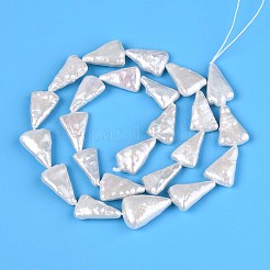 Natural Baroque Pearl Keshi Pearl Beads Strands&nbsp;PEAR-N021-18