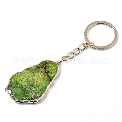 Natural Regalite/Imperial Jasper/Sea Sediment Jasper Keychain&nbsp;G-N0326-002D