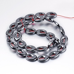 Non-magnetic Synthetic Hematite Beads Strands&nbsp;G-P341-33-10x14mm