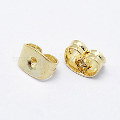 Brass Ear Nuts&nbsp;KK-F727-05G-NF