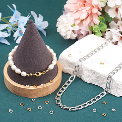 20Pcs 2 Colors Brass Open Jump Rings&nbsp;KK-TA0008-83