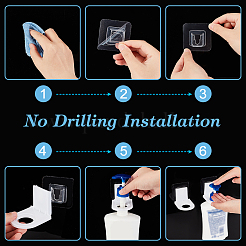 Plastic Shower Gel Bottle Rack Hook&nbsp;FIND-WH0417-67