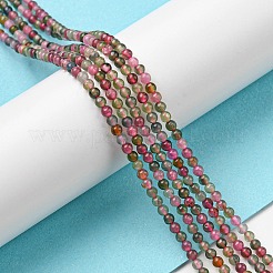 Natural Multicolor Tourmaline Beads Strands&nbsp;G-G0005-B02
