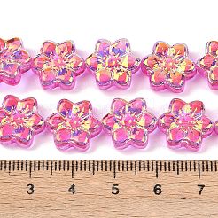 Electroplate Glass Beads Strands&nbsp;EGLA-P069-02A-AB09