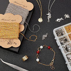 DIY Ocean Theme Jewelry Findings Kits&nbsp;DIY-PH0004-69