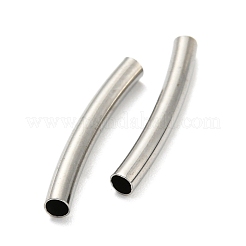 Non-Tarnish 304 Stainless Steel Tube Beads&nbsp;STAS-B047-27E-P