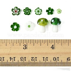 156Pcs 9 Styles Handmade Millefiori Glass Bead Strands&nbsp;LAMP-FS0001-49