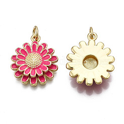Brass Enamel Pendants&nbsp;KK-Q769-014E-NF