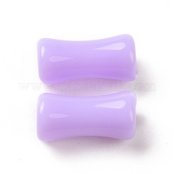 不透明なアクリルビーズ  竹の棒  ライラック  11x5.5mm  穴：2.8mm  約3360個/500g&nbsp;OACR-E015-01A