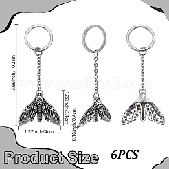 6Pcs Alloy Pendants&nbsp;KEYC-CA00014