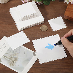 100Pcs 3 Styles Blank Watercolor Paper Blank Stamp&nbsp;DIY-GL0006-35