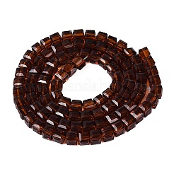 Transparent Glass Beads Strands&nbsp;GLAA-R041-8x8mm-A09