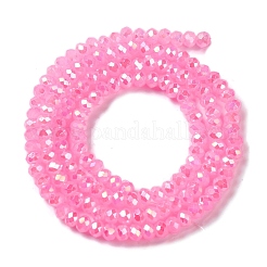 Baking Electroplate Glass Beads Strands&nbsp;X-DGLA-A039-J2MM-B09