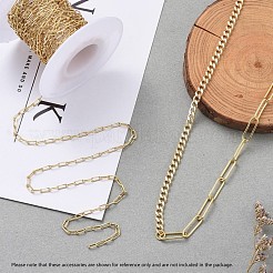 Soldered Brass Paperclip Chains&nbsp;CHC-G005-03G