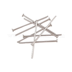 304 Stainless Steel Flat Head Pins&nbsp;STAS-Z089-03P-01