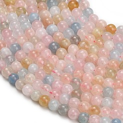 Natural Morganite Beads Strands&nbsp;GG-G476-6mm-01