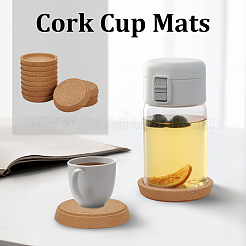 Cork Cup Mats&nbsp;WOOD-WH0050-055