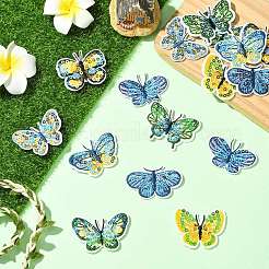 16Pcs 8 Styles Polyester Iron on Clothing Patches&nbsp;PATC-CJ0001-05