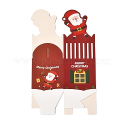Christmas Theme Paper Fold Gift Boxes&nbsp;CON-G012-04C