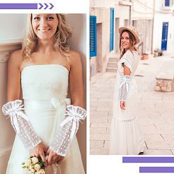 Lace Oversleeves for Bride&nbsp;AJEW-WH20018-121B