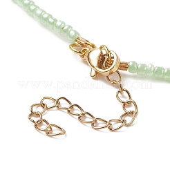 Resin Flower Bud Pendant Necklaces&nbsp;NJEW-JN04153
