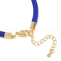 4.5MM Round Nylon Milan Cord Bracelet Making&nbsp;BJEW-I245-01G-40