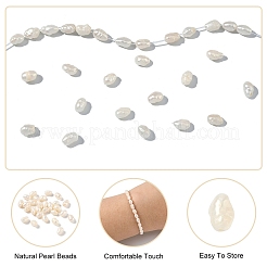 30Pcs Natural Cultured Freshwater Pearl Beads Strands&nbsp;PEAR-YW0001-51