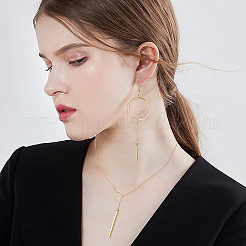 36Pcs 6 Style Brass Bar Pendants&nbsp;KK-BC0008-07