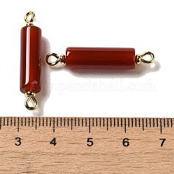 Natural Carnelian Connector Charms&nbsp;FIND-C046-17B-02G